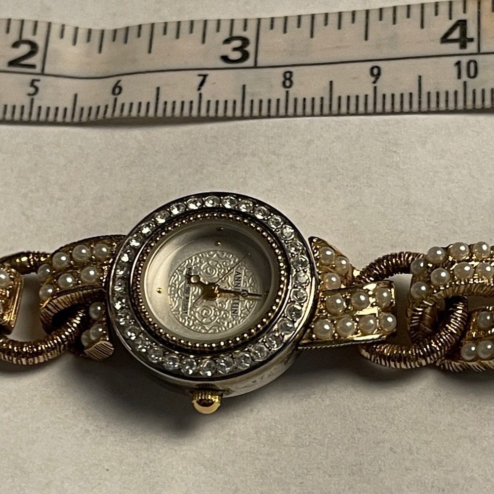 Anne Klein Pearl and Goldtone  Women's Watch